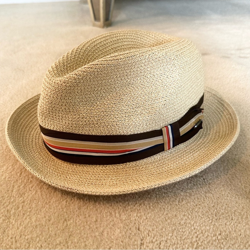Bailey of Hollywood Salem Braided Toyo Straw Fedora Hat